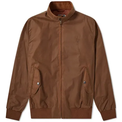 Fred Perry Reissues Made in England Waxed Harrington Jacket