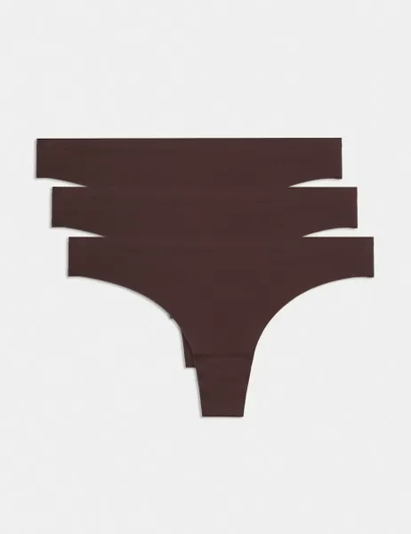 Body by M&S 3 pack Body Invisibles No VPL Thongs Zircon