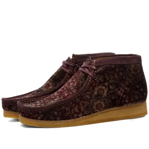 Velvet Wallabee Boot