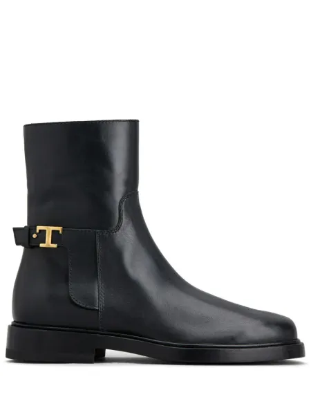 T-Timeless Leather Ankle Boots Black