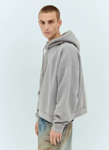 Logo Patch Hooded Sweatshirt