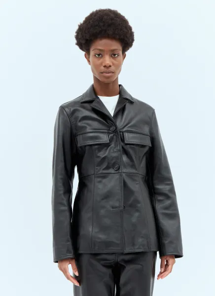 Hourglass Leather Blazer