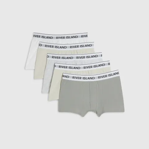 River Island Tipped Pack Of 5 Trunks