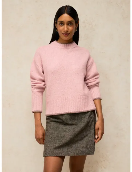 White Stuff Carter Pure Wool Crew Neck Jumper