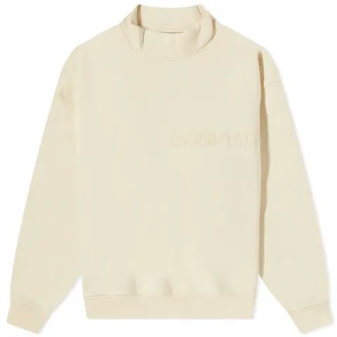 Logo Mock Neck Sweat