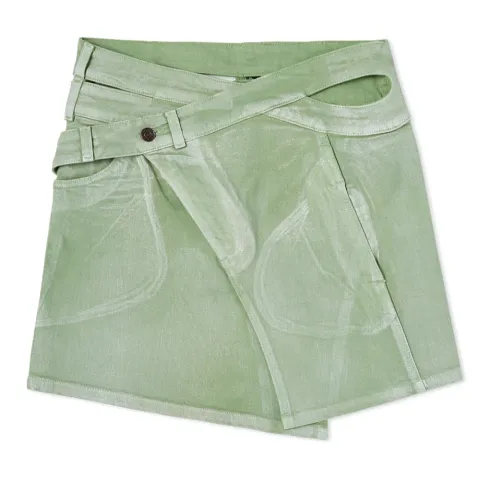 Signature Wrap Mini Skirt