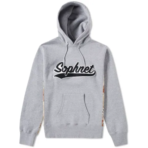 SOPHNET. Camouflage Panel Sweat Parka