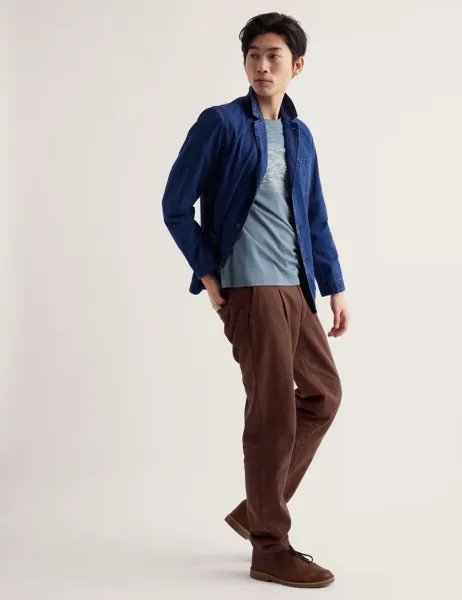 Seasalt Cornwall Tapered Fit Linen Rich Chinos