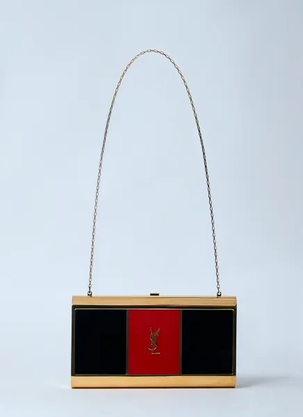 Metal Minaudière Shoulder Bag