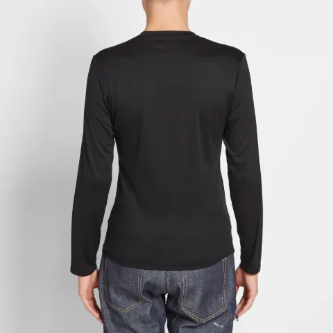 Black Long Sleeve Supima Cotton Tee
