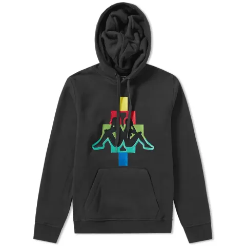 x Kappa Multicolour Taped Large Logo Hoody