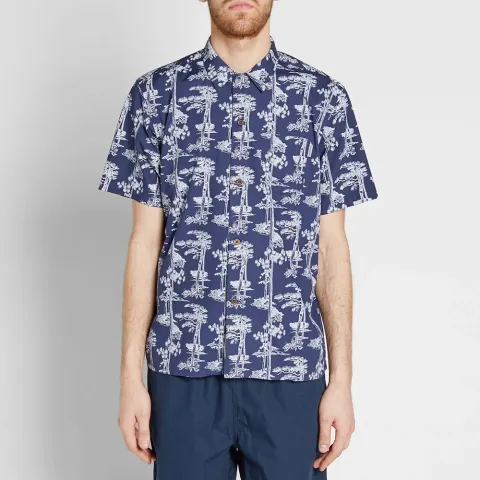 Short Sleeve Hawaiian Pine Shirt