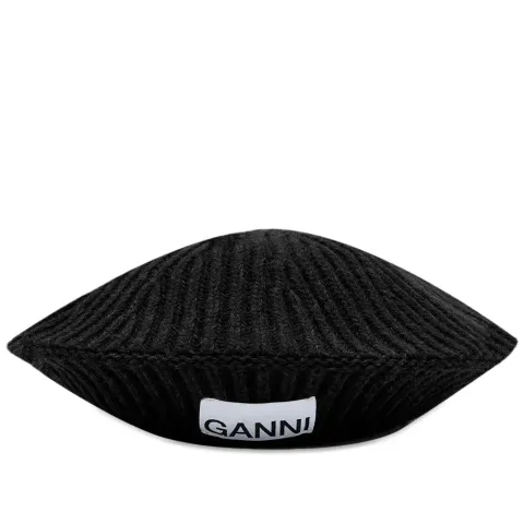 Structured Rib Logo Beanie