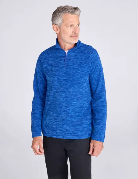 Mountain Warehouse Snowdon II Funnel Neck Half Zip Fleece Cobalt