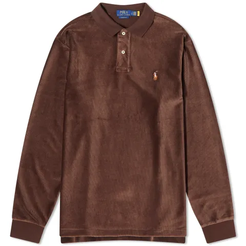 Long Sleeve Cord Polo
