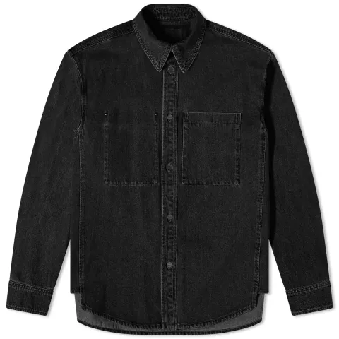 Jellyfish Print Denim Shirt