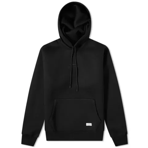Stacked Logo Neoprene Blend Hoodie