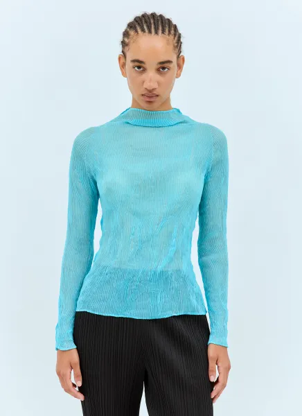 Chiffon Twist 1 Long-Sleeve Top