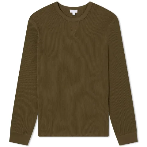 Long Sleeve Waffle T-Shirt