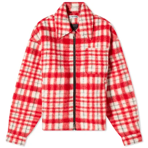 Wool Check Overshirt