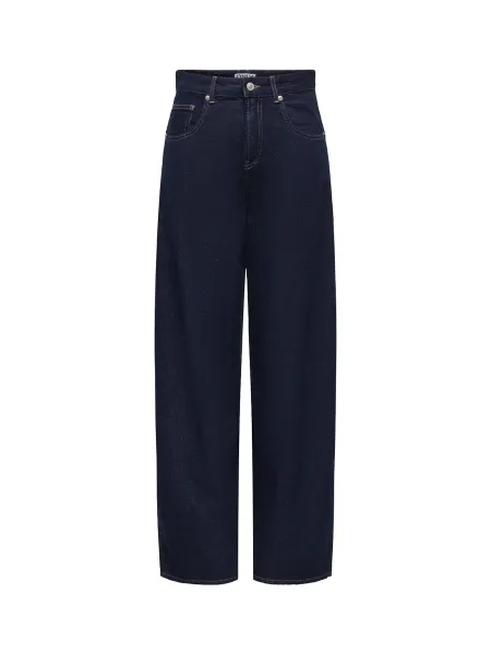 Only Taylor Barrel Leg Jeans Blue 30"