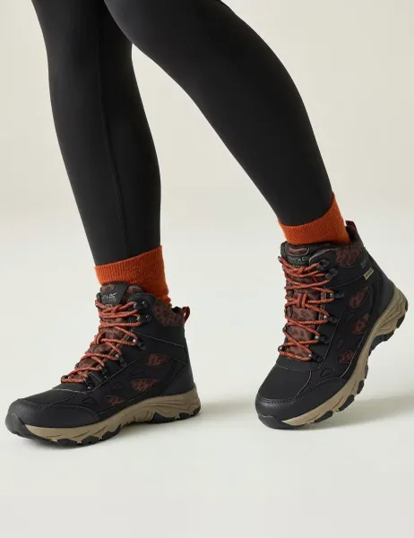 Regatta Vendora Animal Waterproof Walking Boots Black