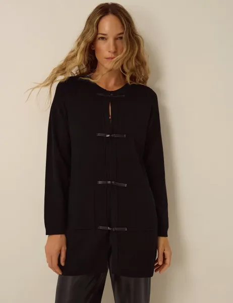 Monsoon Lightweight Knitted Jacket Black