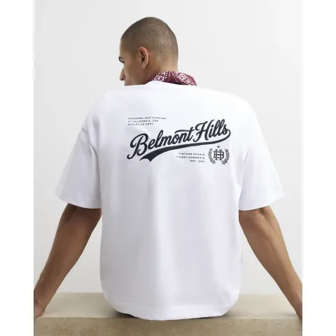 River Island Cotton Embroidered Belmont T-Shirt