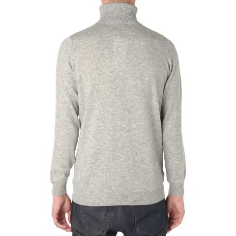 Cashmere Merino Roll Neck Knit