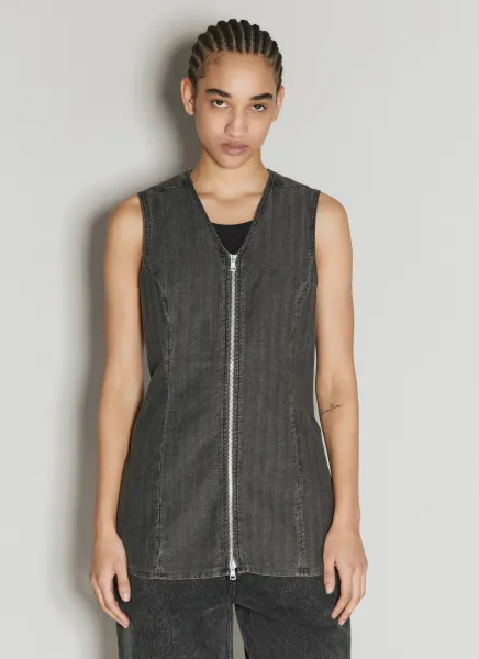 Biker Zip-Up Vest