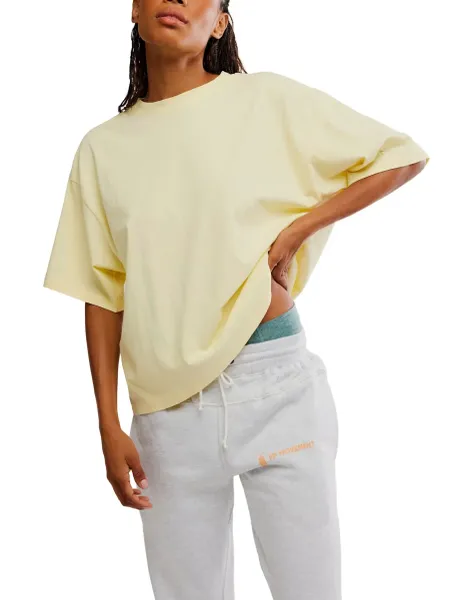 FP Movement Tackle Pure Cotton T-Shirt Lemon