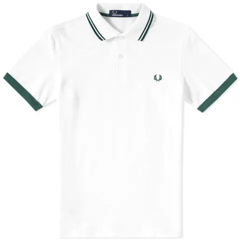 Fred Perry Solid Cuff Pique Polo