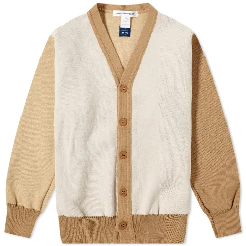 Comme des Garcons SHIRT Contrast Panel Cardigan