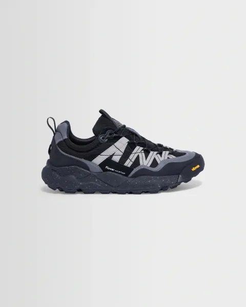 Flower Mountain - Black Waterproof Suede and Technical Fabric Trainers