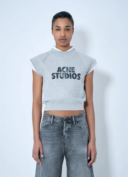 Sleeveless Logo Sweatshirt