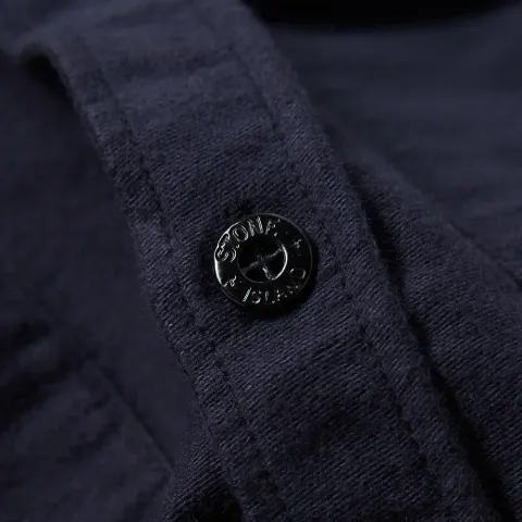 Garment Dyed Brushed Cotton Overshirt