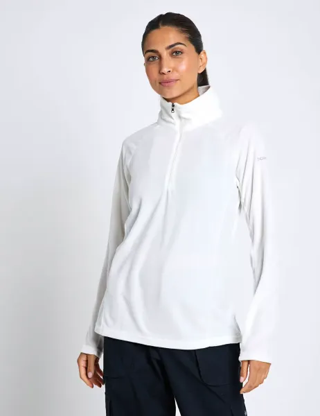 Columbia Glacial IV Funnel Neck Half Zip Fleece Soft White