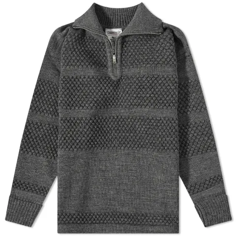 Fisherman Quarter Zip Knit