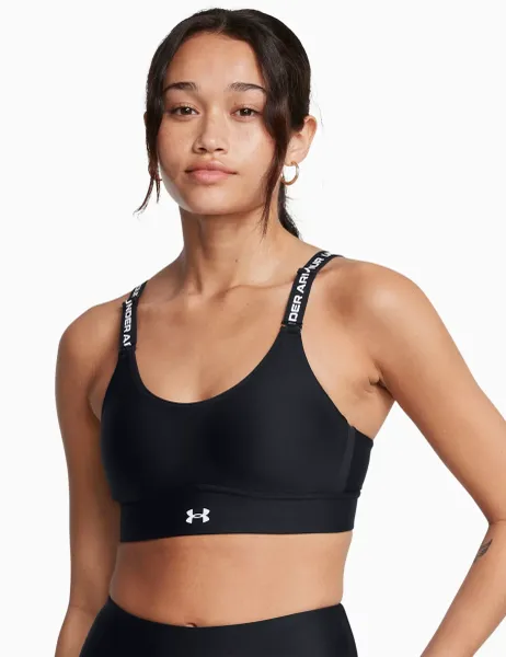 Under Armour Infinity Mid 2.0 Medium Support Sports Bra (A-DD) Black