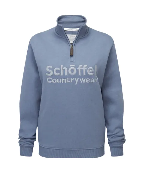 Schöffel Country St Issey Quarter Zip Sweatshirt - Storm Blue
