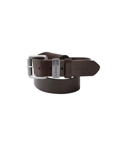 Schöffel Country Blackwell Leather Belt - Dark Brown