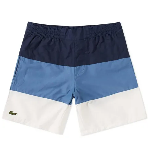 Wide Stripe Swim Short