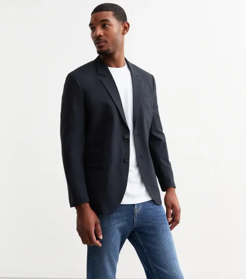 Men's Navy Regular Blazer