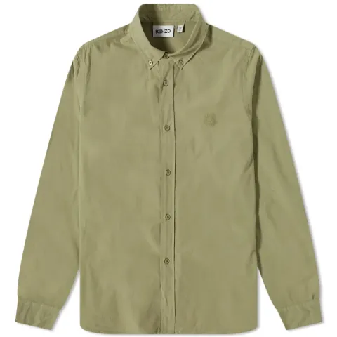 Tiger Crest Poplin Shirt