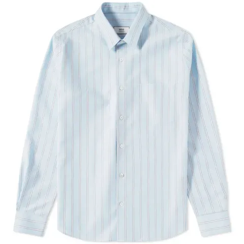 AMI Striped Oxford Shirt