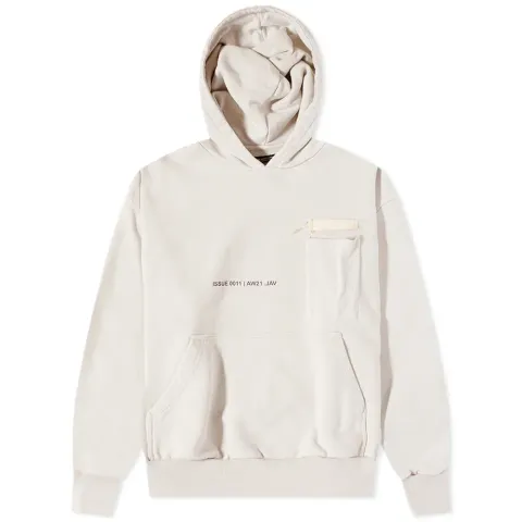 Raw Badge Popover Hoodie
