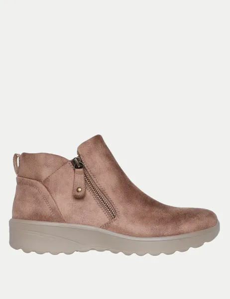 Skechers Lovely Vibe Ankle Boots Brown