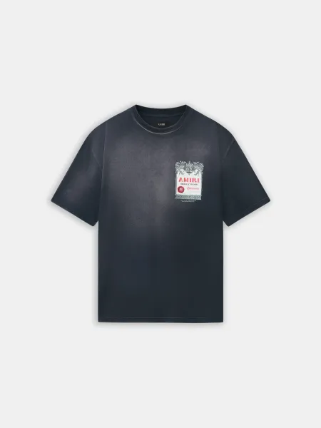 CHATEAU STAMP OVERSIZED TEE - Black