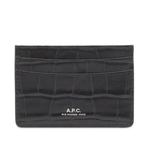A.P.C. Andre Moc Croc Card Holder