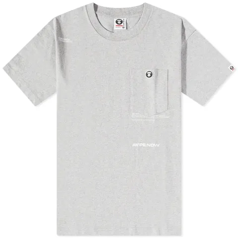 AAPE Now Silicone Badge Pocket T-Shirt